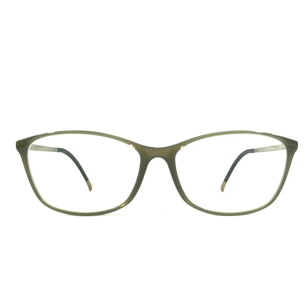 Silhouette Eyeglasses Frames SPX 1603 75 5530 Illusion Jade Green 53-14-130